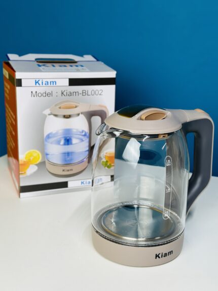 Kiam Electric Kettle BL002 Automatically turns Off – Automatic Over Heat Protection (1.8 L)
