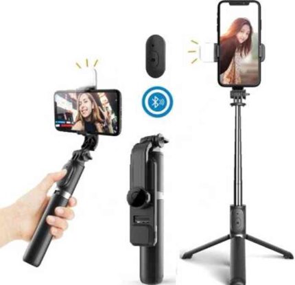 Q07 Bluetooth Selfie Stick And Bluetooth Remote Control (Without Light)
