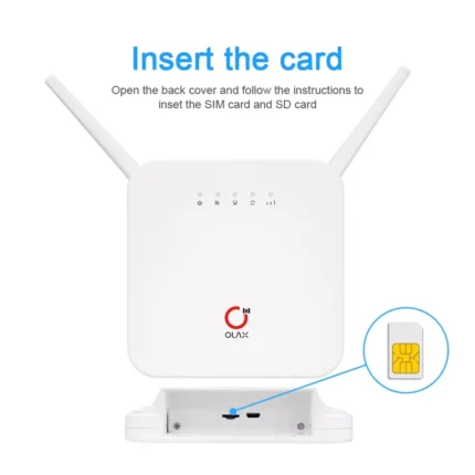 OLAX AX6 Pro 4G LTE Rechargeable WiFi Route