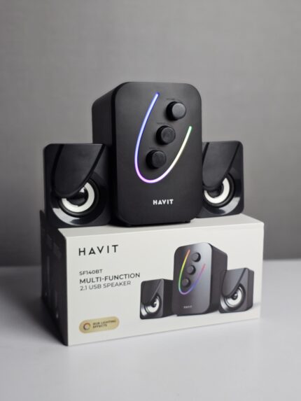 Havit SF140BT 2:1 Strong Bass Bluetooth Black Speaker