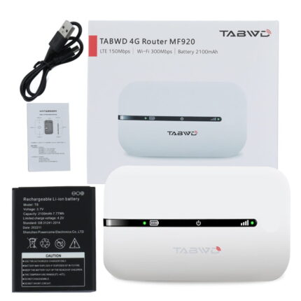 TABWD 4G Router MF920 – White Color