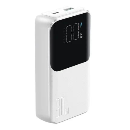 Joyroom JR-PBC07 30W Mini 20000mAh Power Bank With Dual Cables White