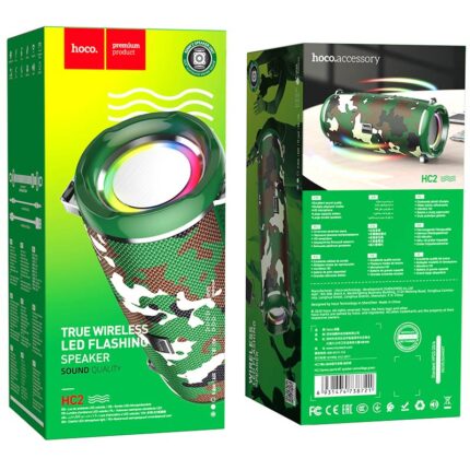 Hoco HC2 Xpress Bluetooth Speaker – Camouflage Green Color